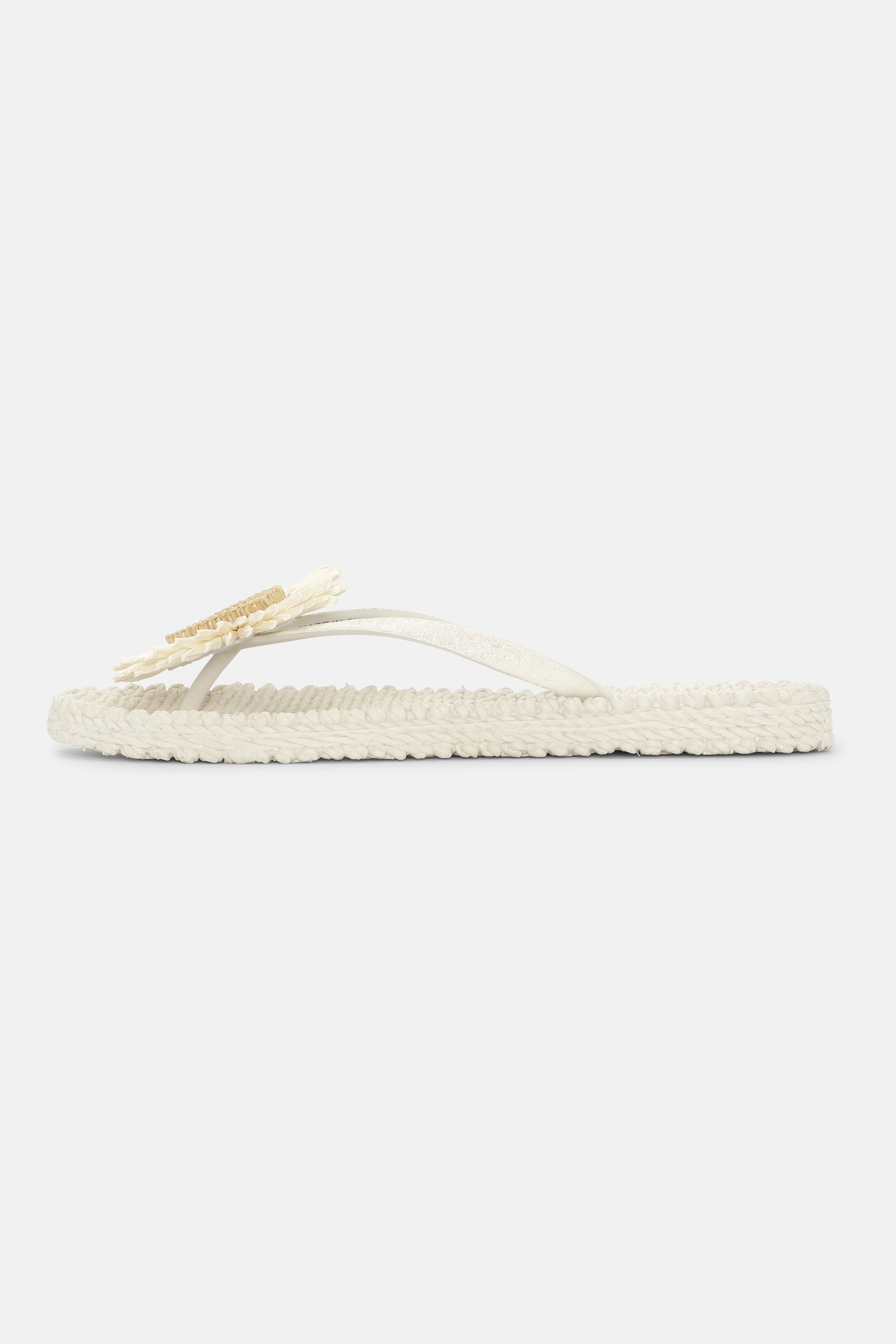 Flip-Flops Blume - Creme